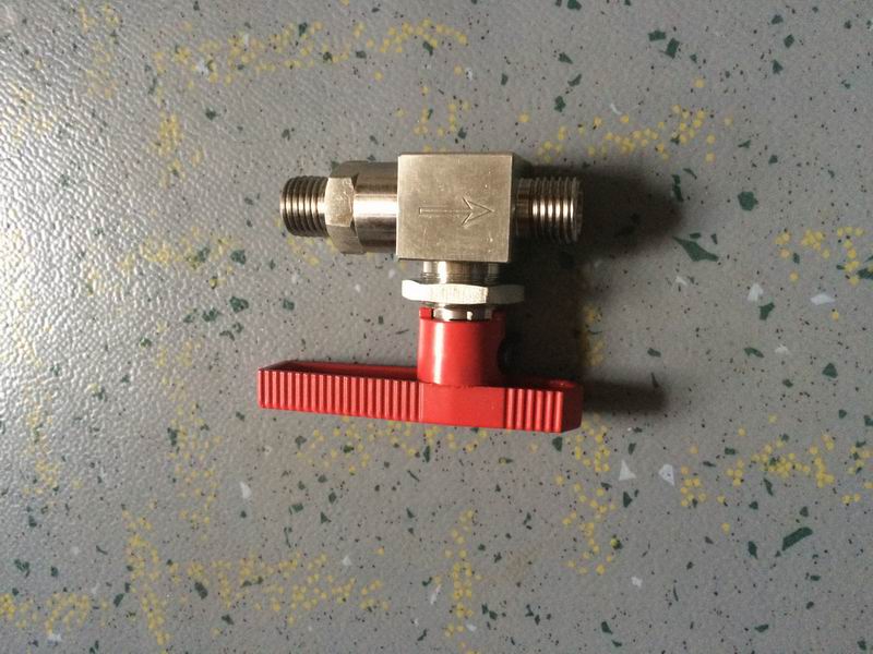 High pressure ball valve;Φ8