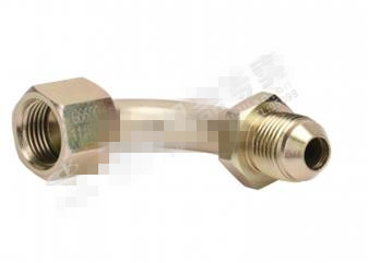 Gas low pressure filter gas outlet bend