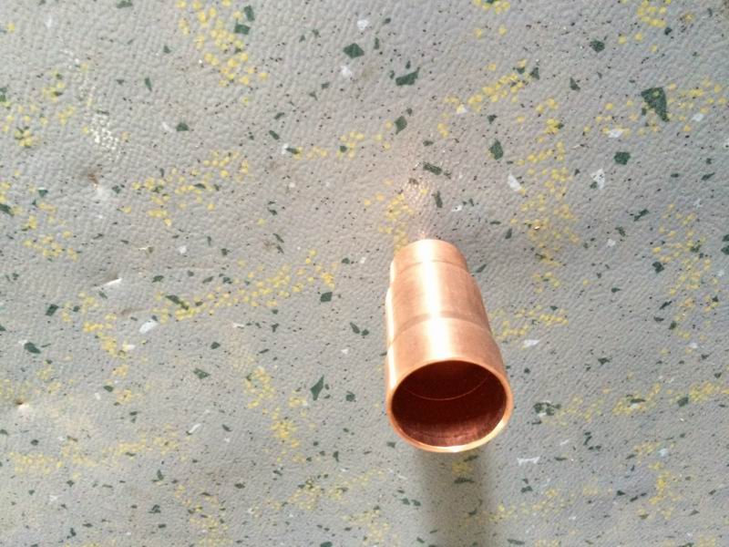 Gas low pressure filter gas outlet bend-3