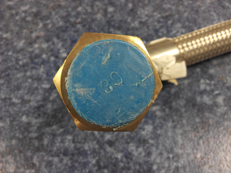 LNG liquid inlet hose (DN20, 2-M30, L=1200)-2