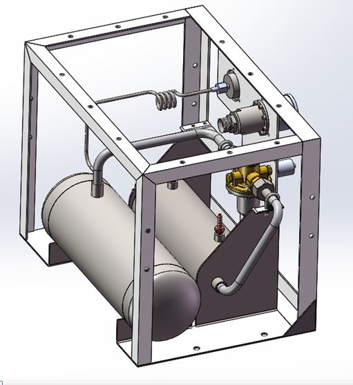Carburetor assembly (60Nm3, with panel, ￠8, Yuchai National IV)