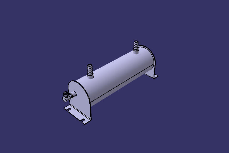 LNG carburetor (Furi, water inlet and outlet φ19, pressure-regulating valve)