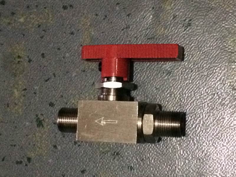 High pressure ball valve;Φ12