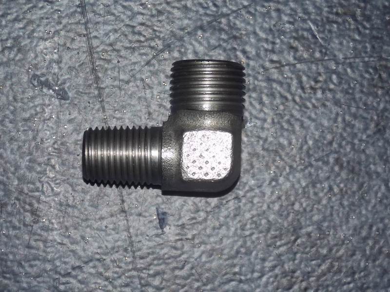 High and low pressure pressure reducing valve joint; right angle bent pipe