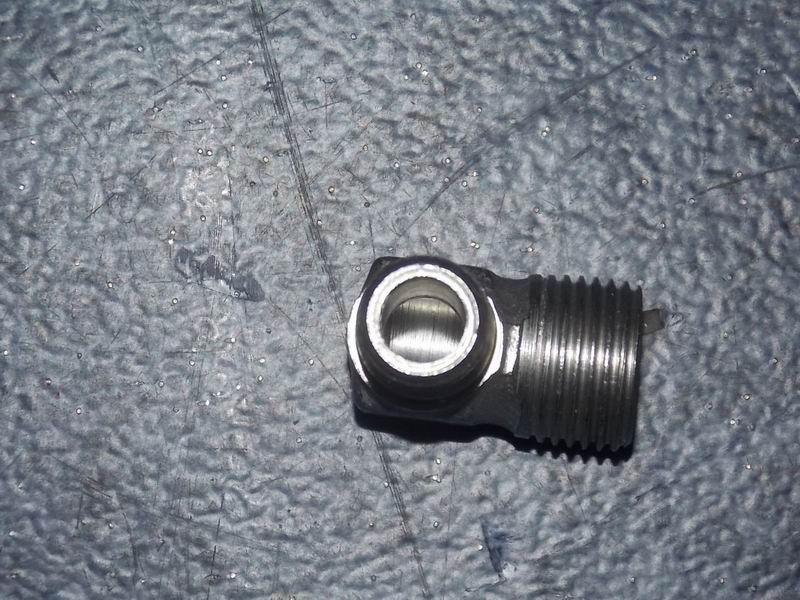 High and low pressure pressure reducing valve joint; right angle bent pipe-1
