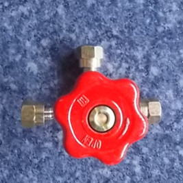 High pressure shut-off valve; three-way; Φ8M14; deleted same as 1147-00039-1