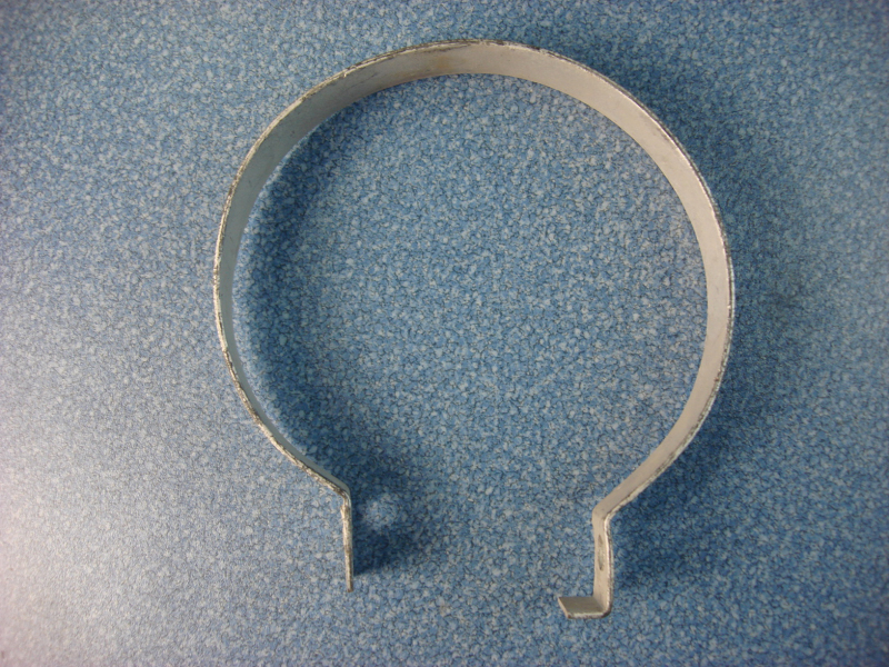 Intake and exhaust fixed pipe clamp, round, Φ125, without padding-1