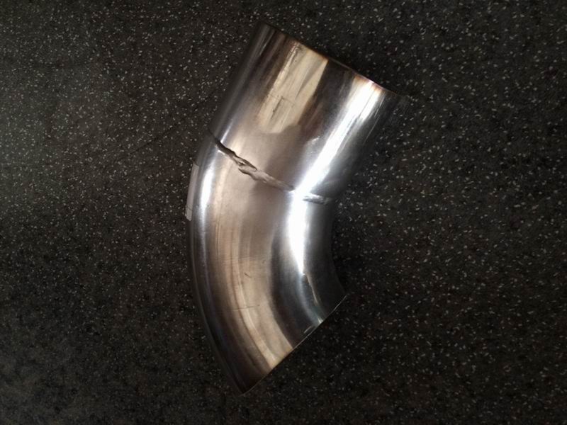 Exhaust tailpipe (Φ89, L=185mm, 106°)