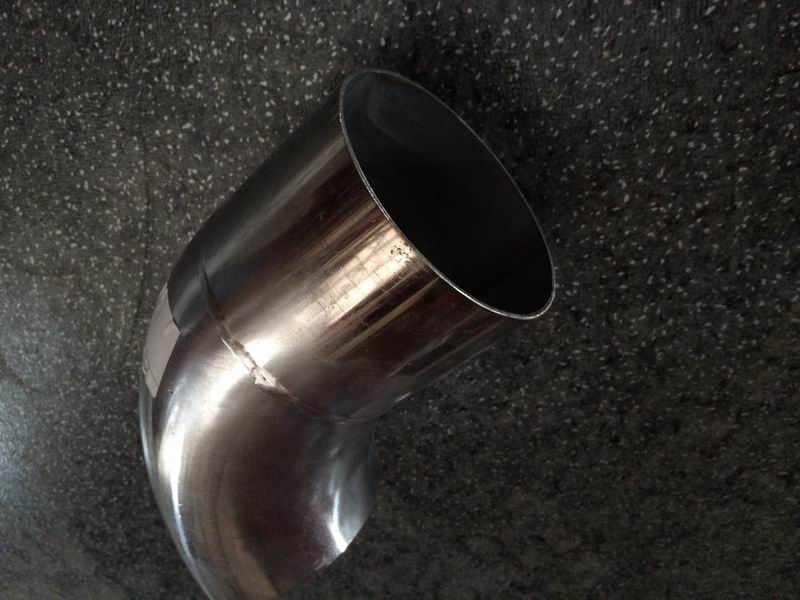 Exhaust tailpipe (Φ89, L=185mm, 106°)-2