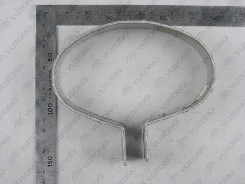 Intake and exhaust fixed pipe clamp (oval, 155×94)-1