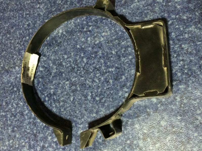 Silencer fixing clamp, φ284mm, 201-230mm