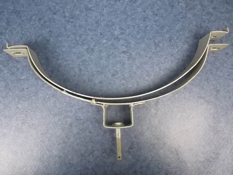 Silencer fixing clamp (ellipse 362*248, H167)