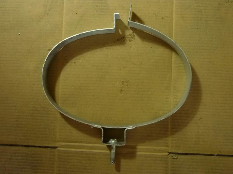 Silencer fixing clamp (ellipse 362*248, H169)