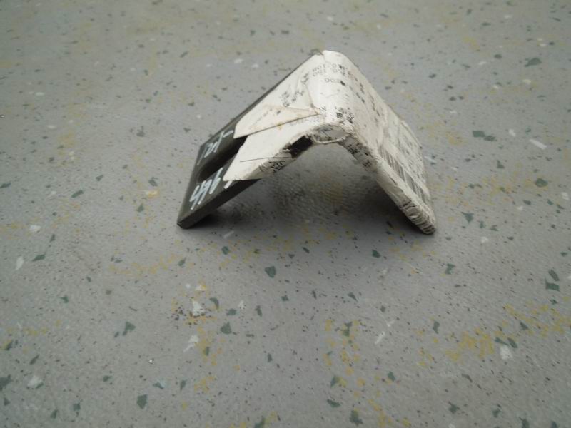 Exhaust pipe bracket, L-shaped, 4mm, no-1