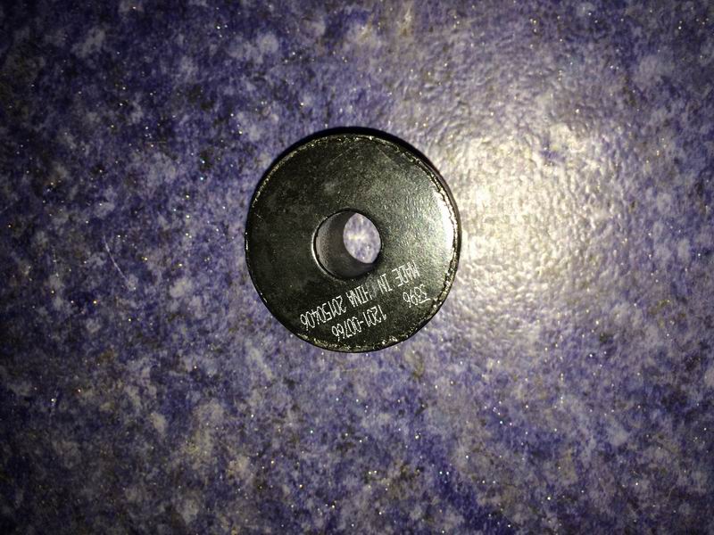 Rubber vibration damping pad, 30, φ16, A75-1