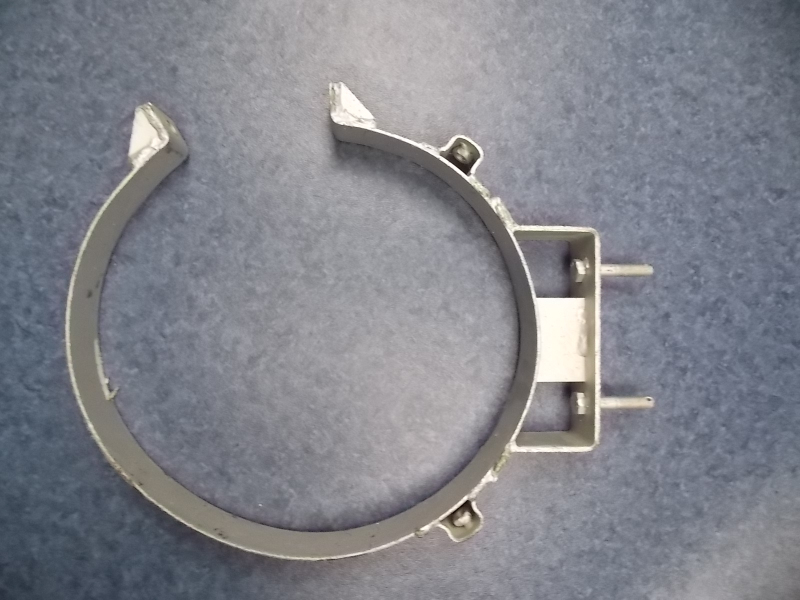 Silencer fixing clamp, Φ281mm, 185mm