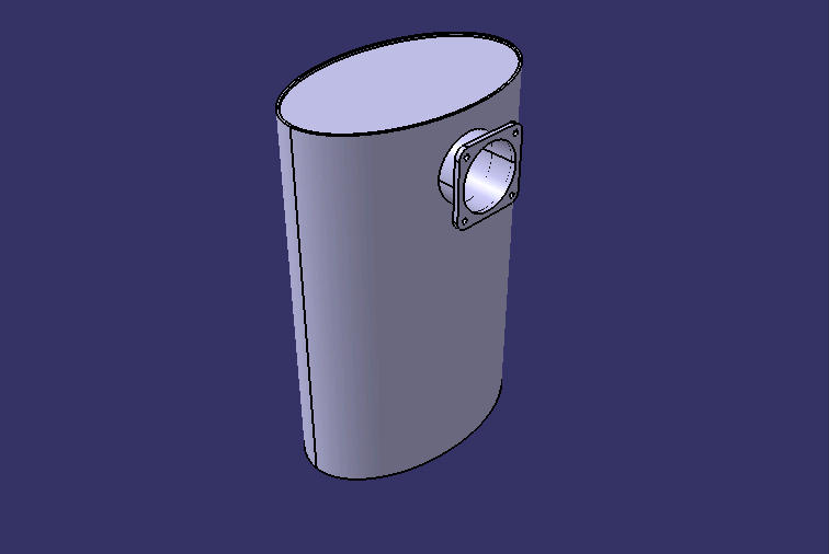 Muffler assembly (National III, cold plate)