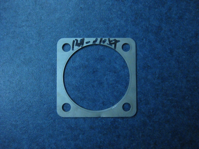 Exhaust gasket, square, hole spacing 88
