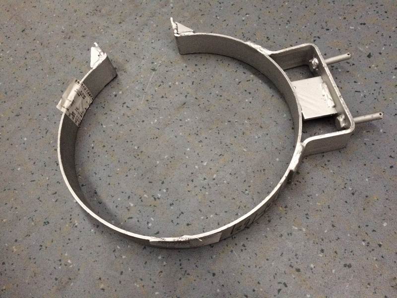 Silencer fixing clamp, Φ284,192