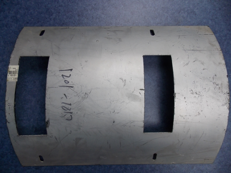 Thermal insulation protective cover, oval, rear vehicle