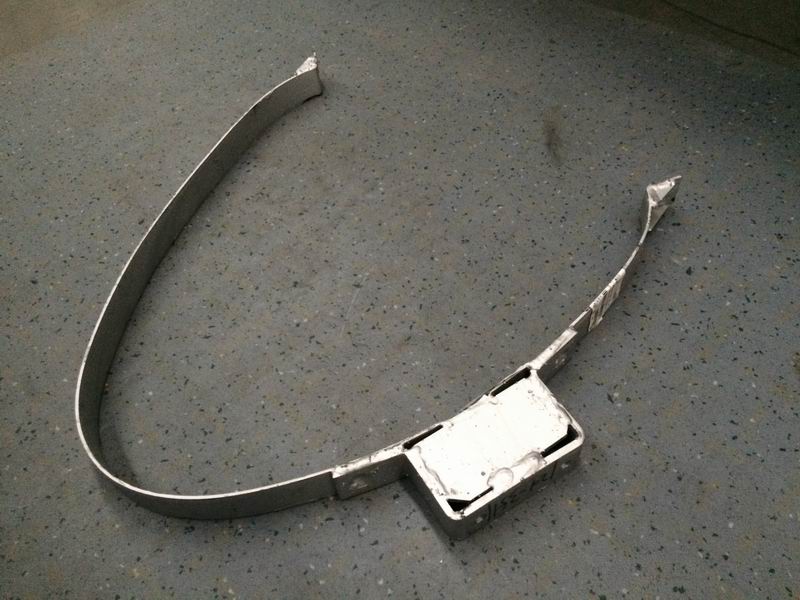 Silencer fixing clamp (ellipse 502*302, H230)-1