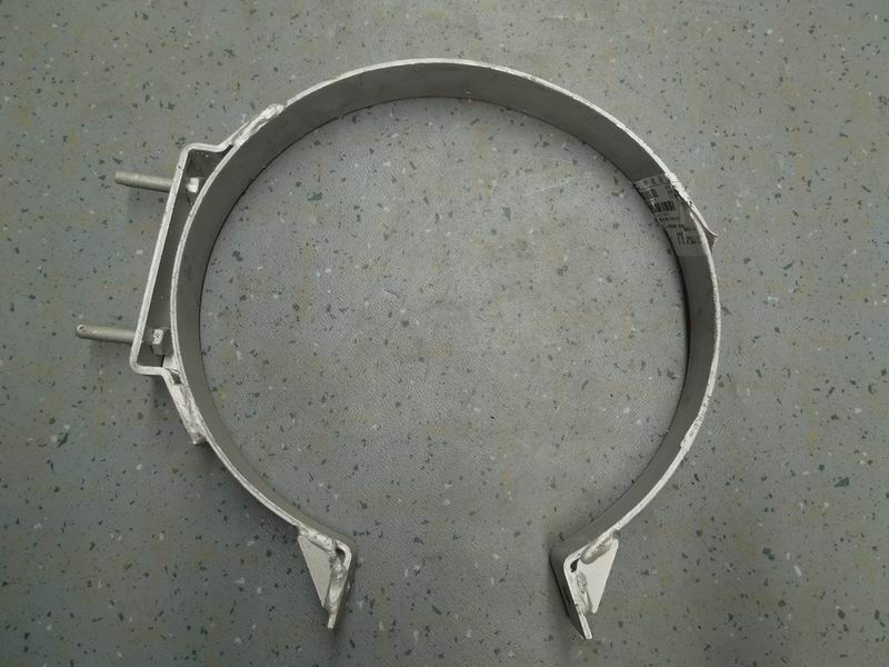 Silencer fixing clamp, Φ284, H158-2