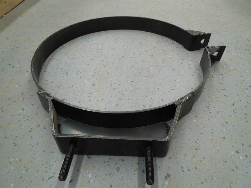 Three-way catalyst fixing clamp, Φ349, H220-1