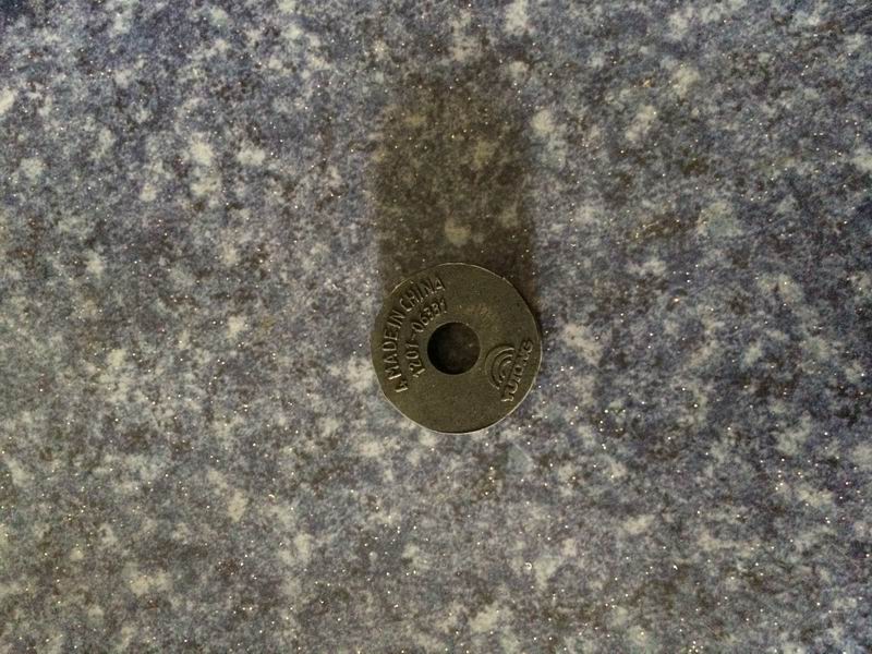 Rubber vibration damping pad, 15, φ12.5, A45-1