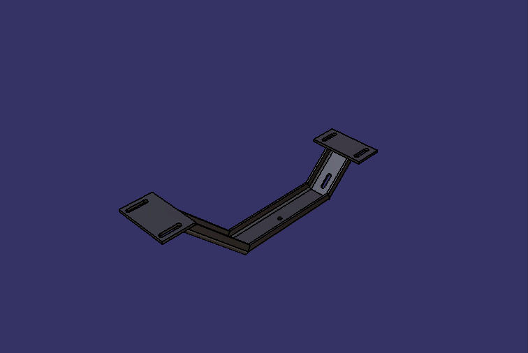 Кронштейн крепления глушителя, подвесной, 10 . 5x50 , 100