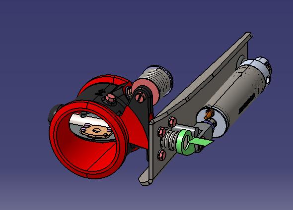 Exhaust brake valve, front-mounted vehicle series model-1