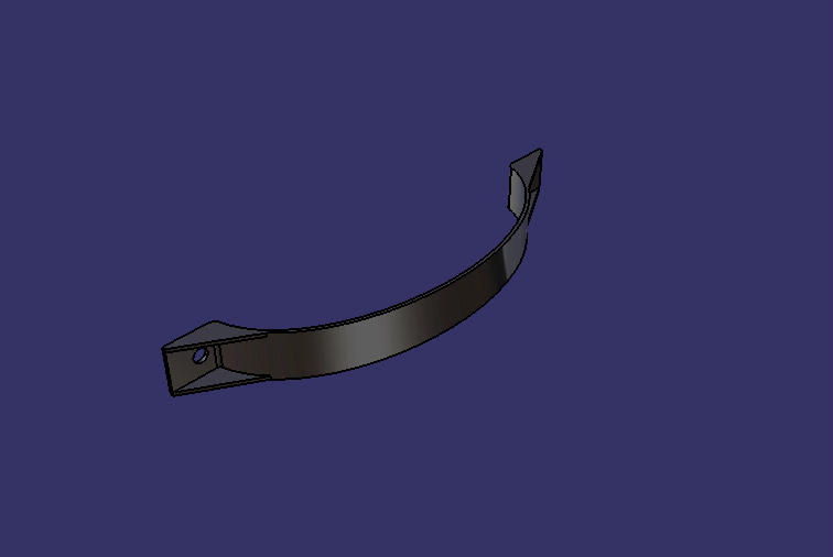 Silencer fixing clamp, 300*180, 10mm