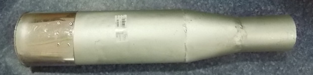 Exhaust tailpipe (Φ104, L=750mm)