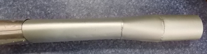 Exhaust tailpipe (Φ104, L=750mm)-1