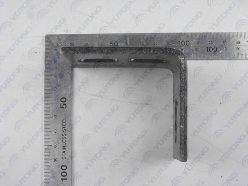Exhaust pipe bracket, L-shaped, 5.0-2