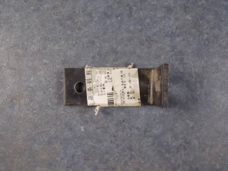 Exhaust pipe bracket, L-shaped, 5mm, without reinforcement-1