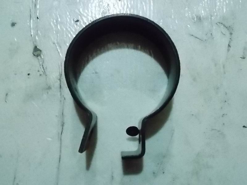 Intake and exhaust fixed pipe clamp, round, Φ76