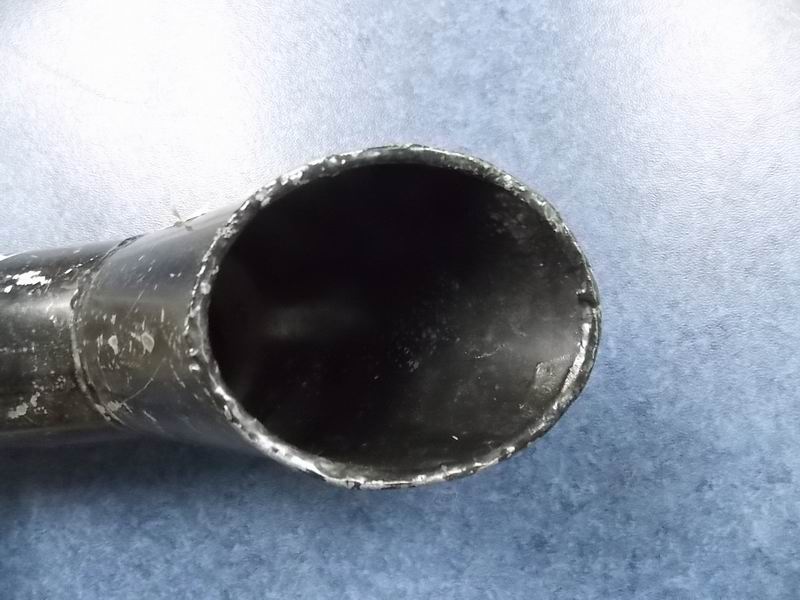 Exhaust tailpipe (Φ90, L=395mm, 145°)-1