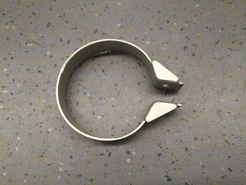 Cooling fixing pipe clamp, round, Φ120, no pad belt-2