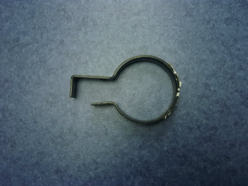 Exhaust pipe bracket, special shape, 3.0mm, without reinforcement