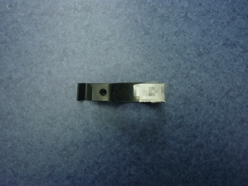 Exhaust pipe bracket, special shape, 3.0mm, without reinforcement-1