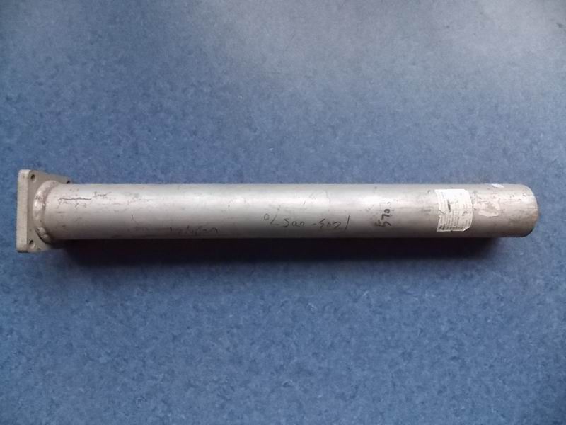 Rear section of muffler intake pipe