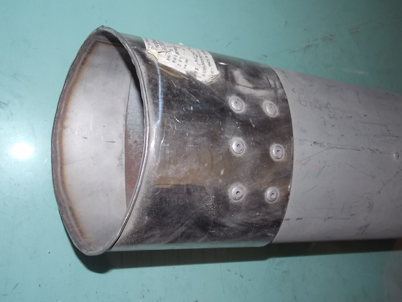 D Exhaust tailpipe assembly (for ISBE180)-2
