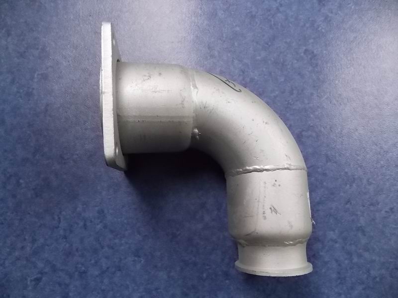 D Exhaust bend pipe