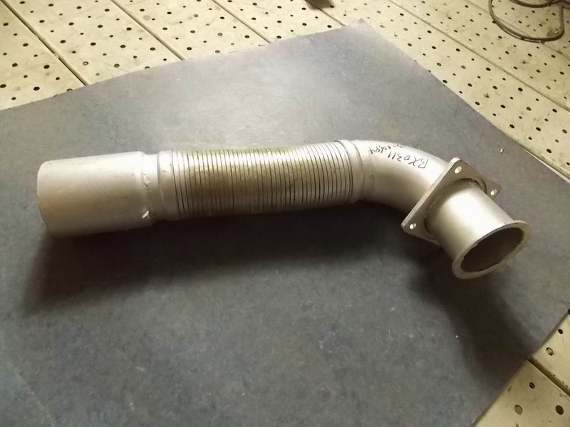 Exhaust bend pipe
