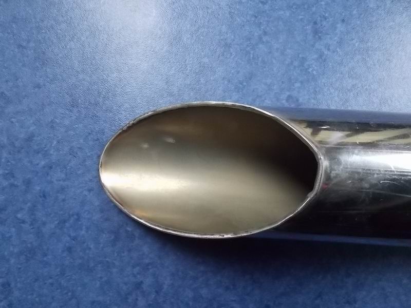 Exhaust tailpipe (Φ116, L=695mm, 160°)-1