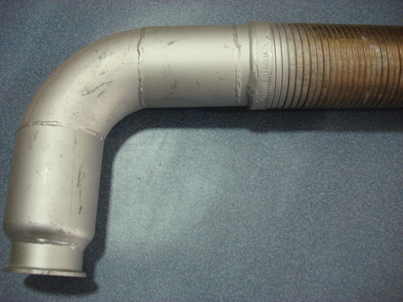 Exhaust bending pipe (working equipment has been made)
