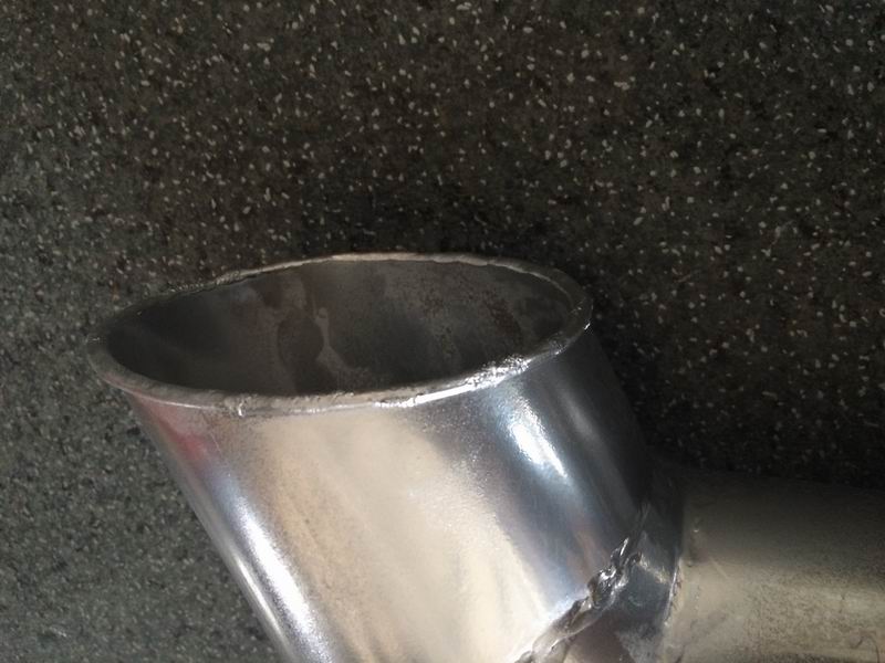 Exhaust tailpipe (Φ102, L=293mm, 120°)-1