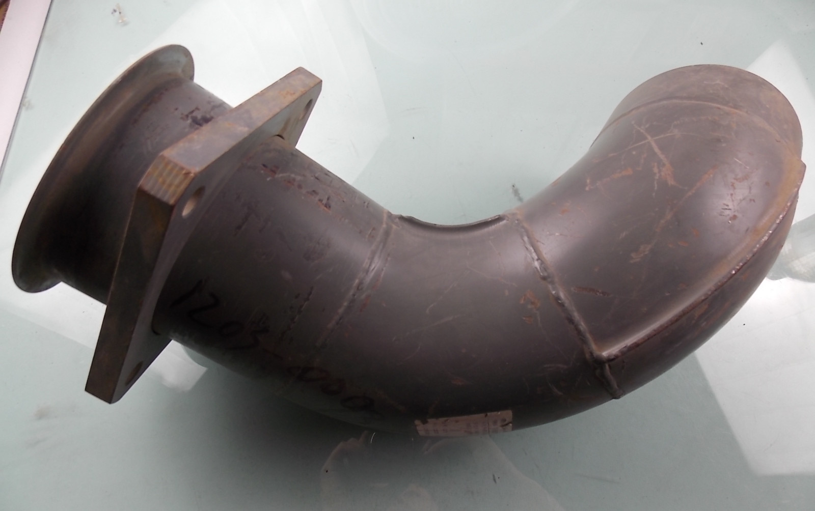 D Engine exhaust bend