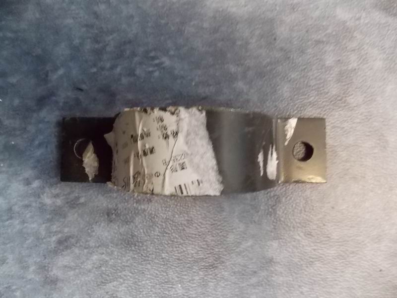 D Inlet and exhaust fixed pipe clamp (semicircular, Φ63)