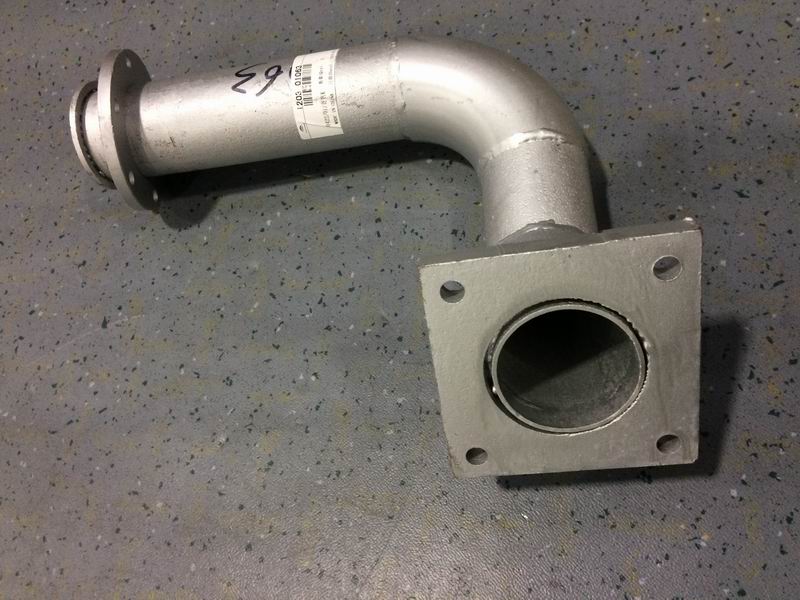 Изгиб выхлопной трубы